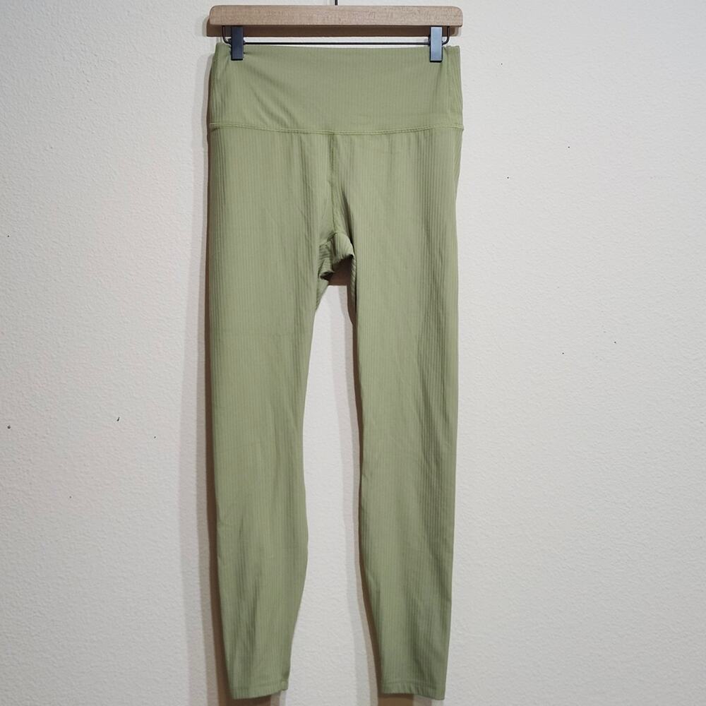 All in Motion Ribbed Women's Green Leggings Size Medium